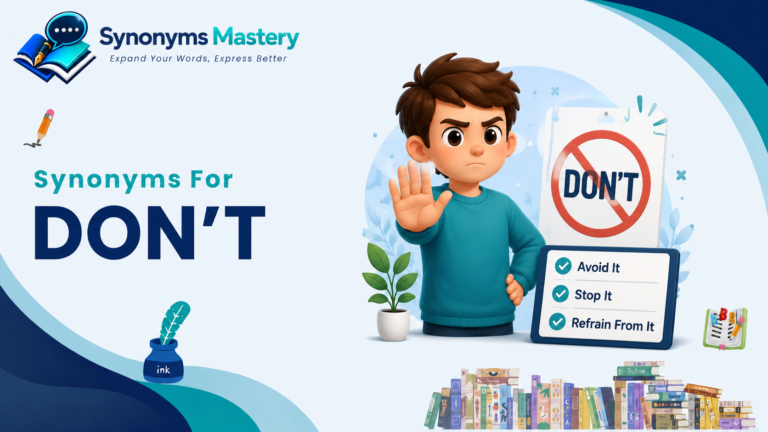 synonyms for don’t
