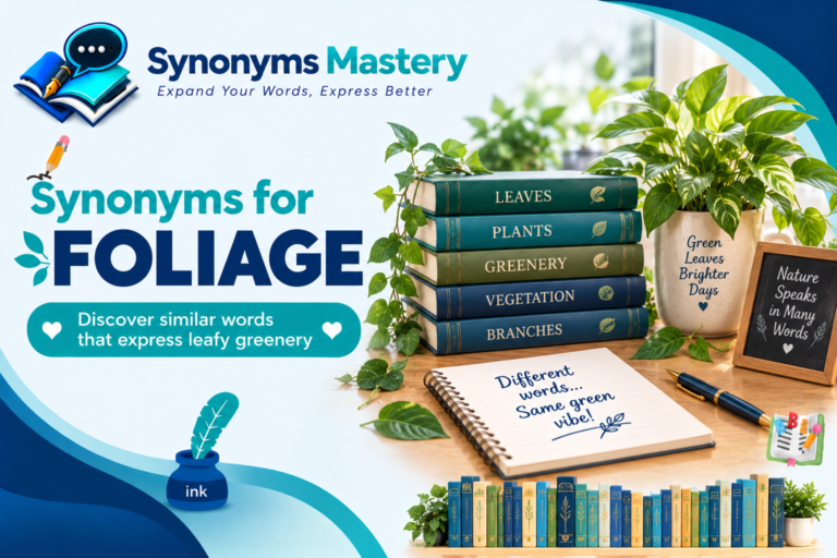 synonyms for fliage