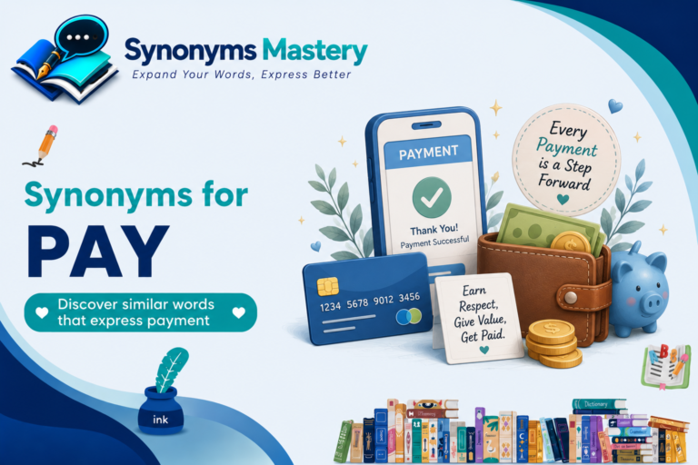 synonyms for pay