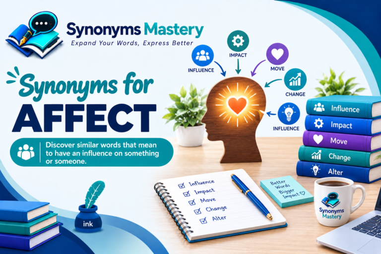 synonyms for affect