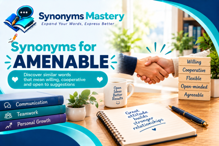 synonyms for amenable