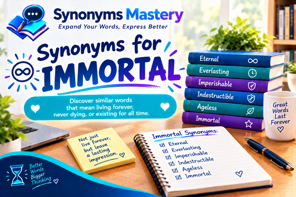 synonyms for immortal