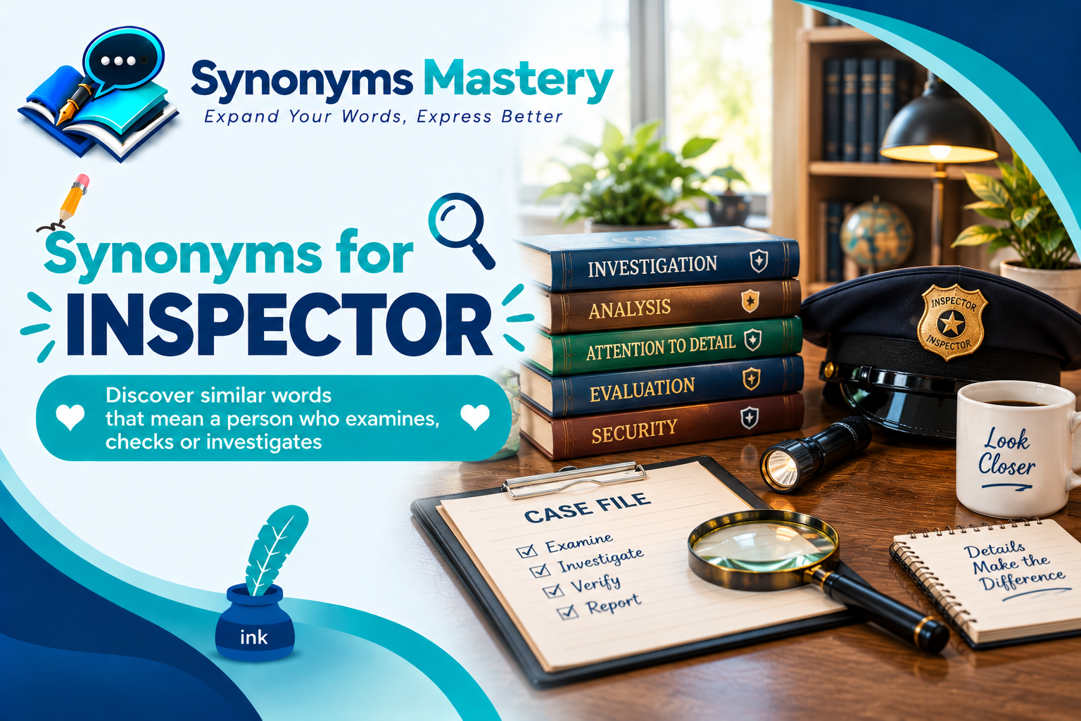 synonyms for inspector