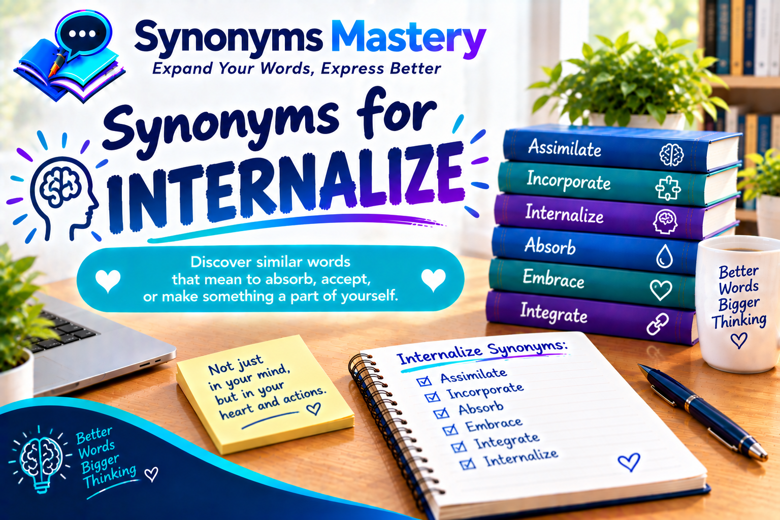 synonyms for internalize