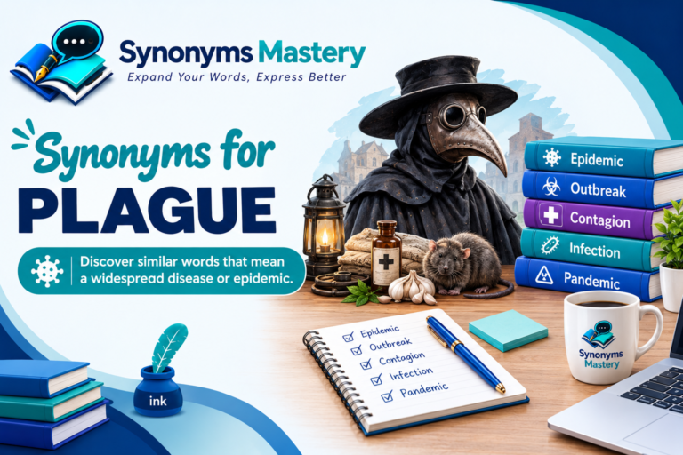synonyms for plague