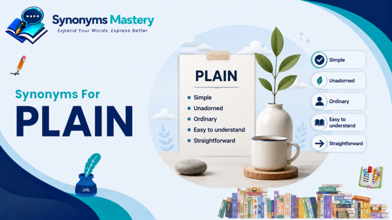 synonyms for plain
