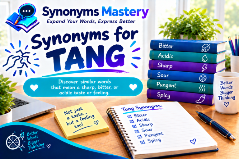 synonyms for tang