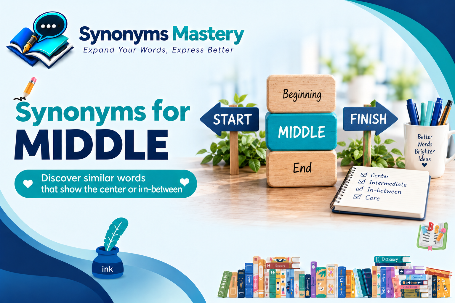 synonyms of middle
